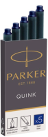 Картридж Parker Quink Z11 (CW1950384) синие чернила для ручек перьевых (5шт)