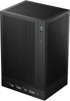 Корпус Deepcool CH170 Digital черный без БП miniITX 6x120mm 2xUSB3.0 audio bott PSU