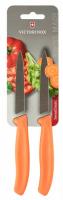 Набор ножей кухон. Victorinox Swiss Classic (6.7796.L9B) компл.:2шт оранжевый блистер