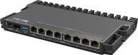 Маршрутизатор MikroTik RB5009UPr+S+IN 10/100/1000 черный комп.:устройство/крепления/адаптер