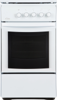 Плита Газовая Flama RG 2401 W белый реш.сталь