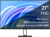 Монитор Xiaomi 27" Monitor A27i IPS FHD чер 6ms HDMI DP 100Hz 250cd Ex