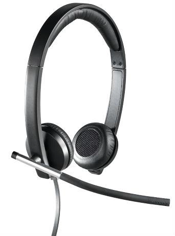 Наушники с микрофоном Logitech H650E черный 1.1м накладные оголовье (981-000519)