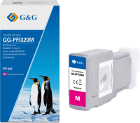 Картридж струйный G&G GG-PFI320M PFI-320M пурпурный (300мл) для Canon imagePrograf TM-200/200MFP/205