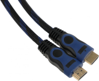 Кабель соединительный аудио-видео Premier 5-813BL HDMI (m)/HDMI (m) 20м. феррит.кольца черный/синий