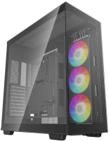 Корпус Deepcool CH780 черный без БП ATX 2x120mm 1x140mm 2xUSB3.0 audio bott PSU