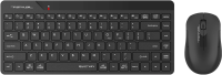 Клавиатура + мышь A4Tech Fstyler FG2200 Air2 клав:черный мышь:черный USB беспроводная slim (FG2200 A