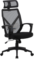 Кресло Cactus CS-MC414-BK черный сетка/ткань