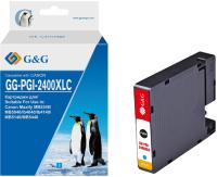 Картридж струйный G&G GG-PGI-2400XLC PGI-2400XL C голубой (20.4мл) для Canon Maxify iB4040/iB4140/МВ