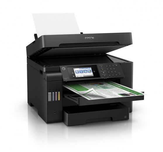 МФУ струйный Epson L15150 (C11CH72404) A3+ Duplex Net WiFi USB RJ-45 черный