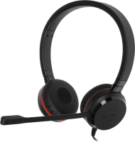 Наушники с микрофоном Jabra Evolve 20 SE черный 1.2м накладные USB оголовье (4999-823-309)