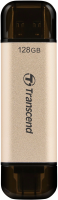 Флеш Диск Transcend 128Gb Jetflash 930С TS128GJF930C USB3.0 золотистый/черный