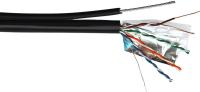 Кабель информ. Lanmaster (TWT-5EFTP-UNV-TR) кат.5E FTP 4X2X24AWG PE внеш. 305м черный