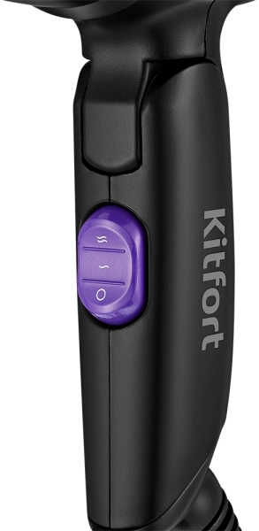 Фен Kitfort КТ-3237 1200Вт черный/фиолетовый