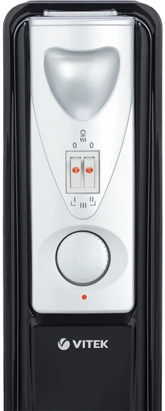 Радиатор масляный Vitek VT-1717 1500Вт черный