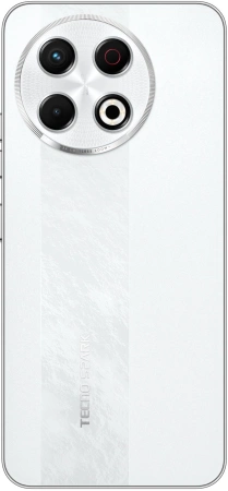 Смартфон Tecno Spark 30 Pro 256Gb 8Gb белый моноблок 3G 4G 2Sim 6.78" 1080x2436 Android 14 108Mpix 802.11 a/b/g/n/ac NFC GPS GSM900/1800 TouchSc Protect FM microSD max1024Gb