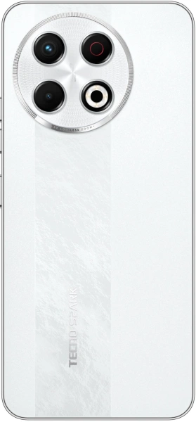 Смартфон Tecno Spark 30 Pro 256Gb 8Gb белый моноблок 3G 4G 2Sim 6.78" 1080x2436 Android 14 108Mpix 802.11 a/b/g/n/ac NFC GPS GSM900/1800 TouchSc Protect FM microSD max1024Gb