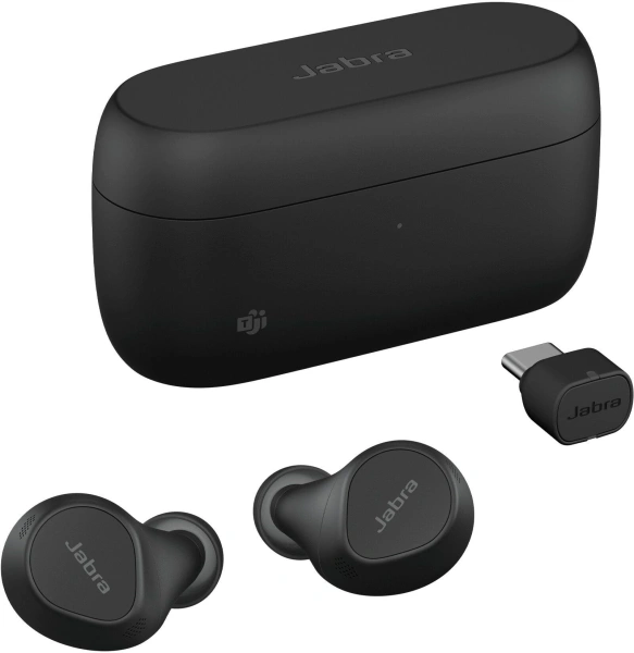 Наушники с микрофоном Jabra Evolve 2 Buds черный внутриканальные BT (20797-999-999)