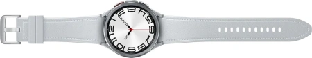 Смарт-часы Samsung Galaxy Watch 6 Classic 47мм 1.5" AMOLED корп.сереб. рем.серебристый (SM-R960NZSAC