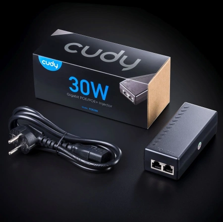 Инжектор PoE Cudy POE200 10/100/1000BASE-T 54В (DC)