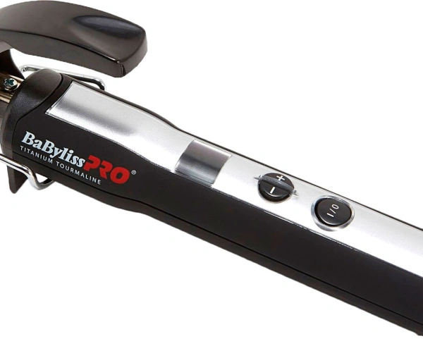 Щипцы Babyliss Pro Titanium Tourmaline 57Вт черный/серебристый макс.темп.:200С (BAB2275TTE)