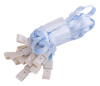 Шнур для пропуска Deli 8352l-blue 45х1см нейлон голубой (упак.:12шт) пластиковый пакет
