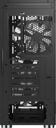 Корпус Montech X3 Glass черный без БП ATX 3x140mm 2xUSB2.0 1xUSB3.0 audio bott PSU