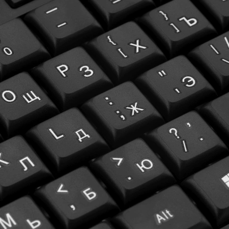 Клавиатура Оклик 145M черный USB (1659983)
