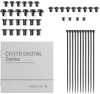 Корпус Deepcool CH170 Digital черный без БП miniITX 6x120mm 2xUSB3.0 audio bott PSU