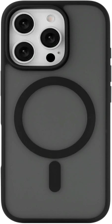 Чехол (клип-кейс) uBear для Apple iPhone 16 Pro Cloud with MagSafe черный (CS430BL63PMT-I24M)