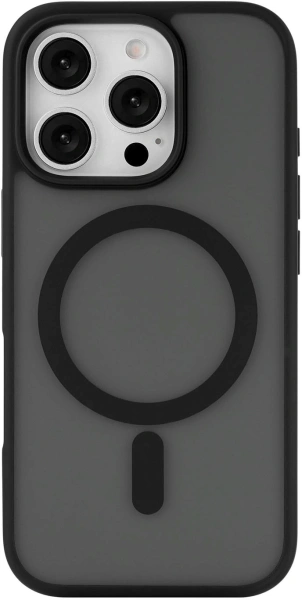 Чехол (клип-кейс) uBear для Apple iPhone 16 Pro Cloud with MagSafe черный (CS430BL63PMT-I24M)