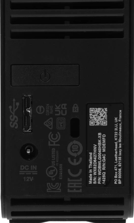 Жесткий диск WD USB 3.0 4Tb WDBWLG0040HBK-EESN Elements Desktop 3.5" черный