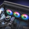 Система водяного охлаждения Thermaltake TH420 V2 ARGB Soc-AM5/AM4/1200/1700/1851 черный 4-pin 34.7dB Al+Cu Ret (CL-W376-PL14SW-A)