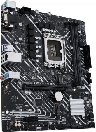 Материнская плата Asus PRIME H610M-E D4-CSM Soc-1700 Intel H610 2xDDR4 mATX AC`97 8ch(7.1) GbLAN+VGA