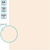 Папка на 2-х кольцах Бюрократ DeLuxe DL0740/2MILK A4 пластик 0.7мм кор.32мм молочный