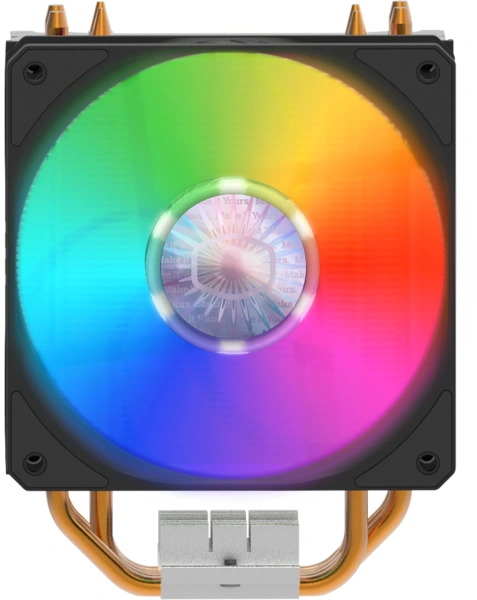 Устройство охлаждения(кулер) Cooler Master Hyper 212 ARGB ARGB Soc-AM5/AM4/1200/1700/1851 черный 4-pin 9-31dB Al+Cu 150W 465gr Ret (RR-2V2L-18PA-R1)