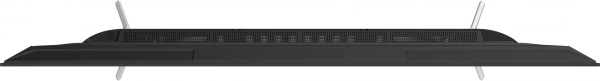 Телевизор QLED Skyworth 55" 55Q66G Google TV Frameless черный/серебристый 4K Ultra HD 60Hz DVB-T DVB-T2 DVB-C DVB-S DVB-S2 USB WiFi Smart TV