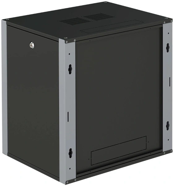 Шкаф коммутационный Sysmatrix (WP 6612.930 ) настенный 12U 600x600мм пер.дв.перфор. 2 бок.пан. 60кг серый 450мм 24кг 585мм IP20 металл