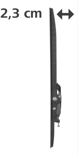 Кронштейн для телевизора Hama 00220809 черный 32"-65" макс.35кг настенный фиксированный