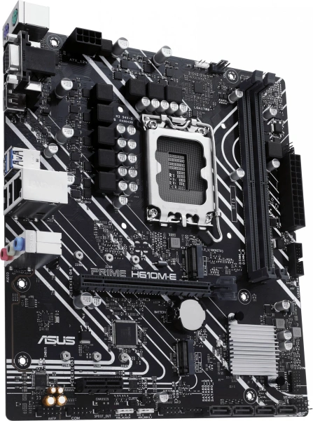 Материнская плата Asus PRIME H610M-E-CSM Soc-1700 Intel H610 2xDDR5 mATX AC`97 8ch(7.1) GbLAN+VGA+HD