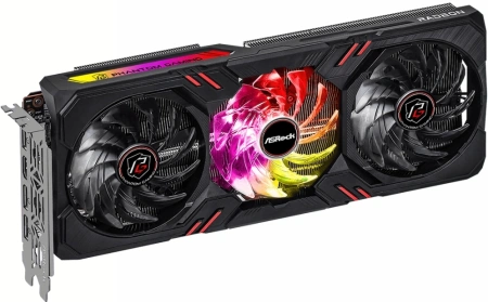 Видеокарта Asrock PCI-E 4.0 RX7600 PG 8GO AMD RX7600 8Gb 128bit GDDR6 2355/18000/HDMIx1/DPx3/HDCP Re