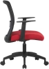 Кресло Cactus CS-MC333-BKRD черный сиденье темно-красный сетка/ткань низк.спин. крестов. пластик пластик черный