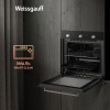 Духовой шкаф Газовый Weissgauff WGO 706 черное стекло
