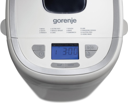 Хлебопечь Gorenje BM900WS 550Вт белый
