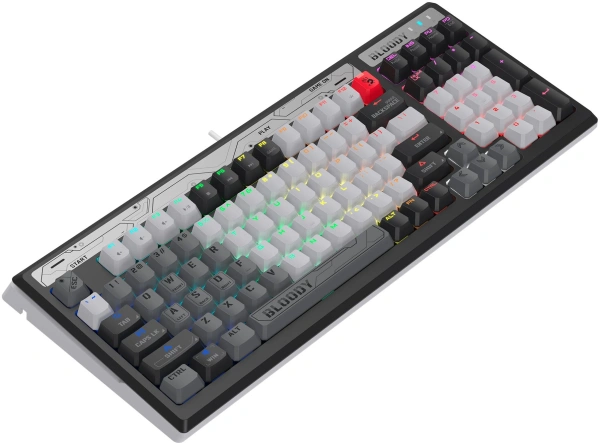 Клавиатура A4Tech Bloody B950 механическая серый/черный USB for gamer LED (B950)