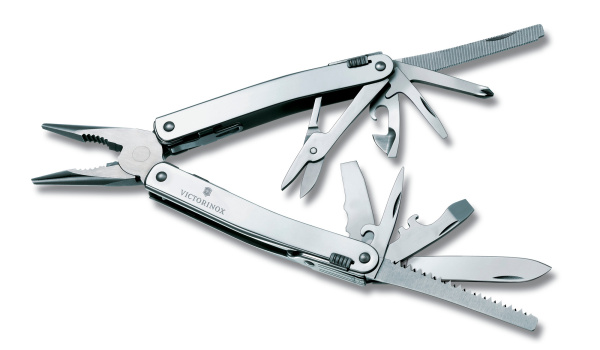 Мультитул Victorinox SwissTool Spirit X (3.0224.LB1) 105мм 26функц. серебристый блистер