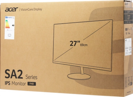 Монитор Acer 27" SA272Ebi черный IPS LED 4ms 16:9 HDMI матовая 250cd 178гр/178гр 1920x1080 100Hz FreeSync VGA FHD 3.5кг