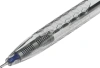 Ручка шариков. автоматическая Deli Arrow EQ01330 прозрачный/синий d=0.7мм син. черн.