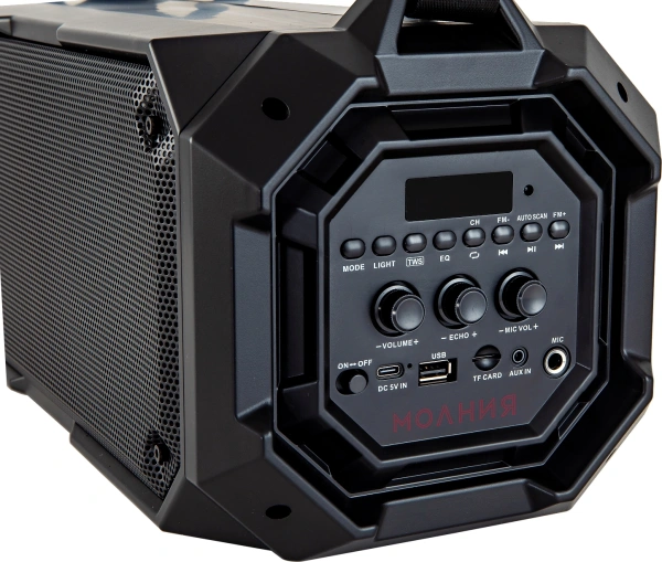 Колонка порт. Ural Молния Молния 600 черный 60W 2.0 BT/3.5Jack 3000mAh (УРАЛ МОЛНИЯ 600)