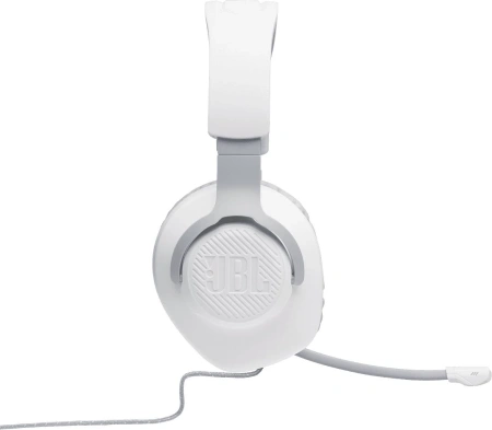 Гарнитура накладные JBL Quantum 100 1.2м белый проводные оголовье (JBLQUANTUM100WHT)